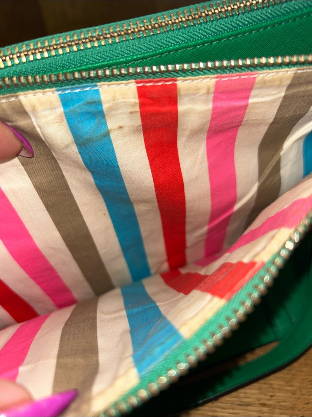 kate spade Emerald Green Tote - Picture 8 of 9